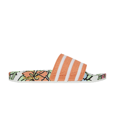 Pre-owned Adidas Originals Wmns Adilette Slide 'ambient Blush Floral' In Pink