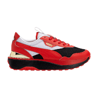 Pre-owned Puma Wmns Cruise Rider 'art Of Sport' In Red