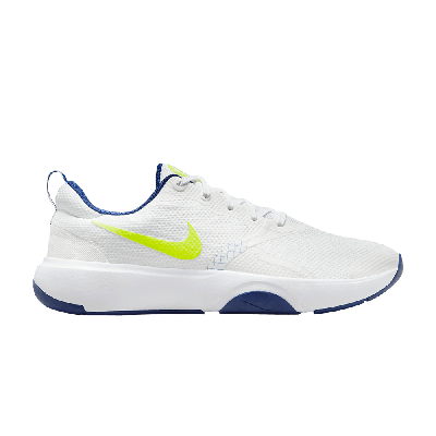 Pre-owned Nike City Rep Tr 'white Racer Blue Volt'