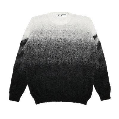 Pre-owned Off-white Diag Brushed Knit Crewneck 'black'
