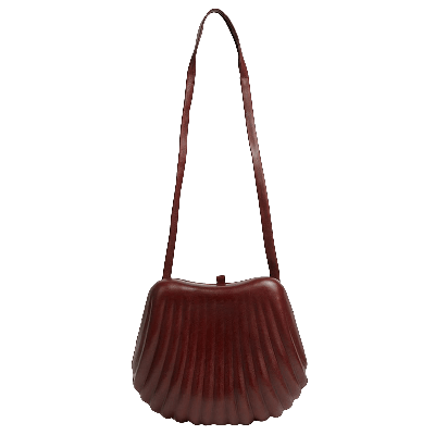 Pre-owned Lemaire Carlos Textured Bag 'chestnut' In Brown