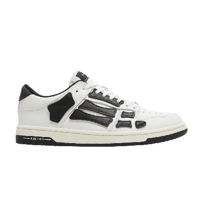 Pre-owned Amiri Skel Top Low 'white Black'
