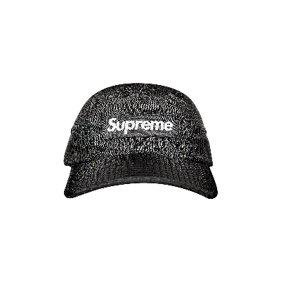 Pre-owned Supreme Camo Ripstop Camp Cap 'black'