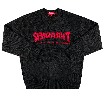 Pre-owned Supreme X Thrasher Sweater 'black'