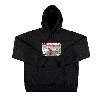 Pre-owned Supreme Kids'  X Thrasher Hooded Sweatshirt 'black'