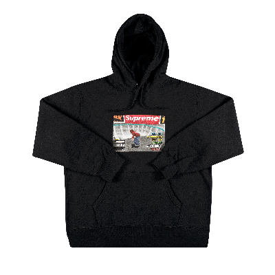 Pre-owned Supreme X Thrasher Hooded Sweatshirt 'black'