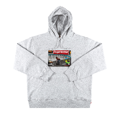 Pre-owned Supreme X Thrasher Hooded Sweatshirt 'ash Grey'