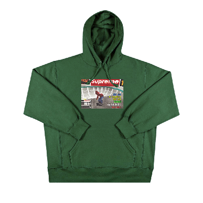 Pre-owned Supreme X Thrasher Hooded Sweatshirt 'green'