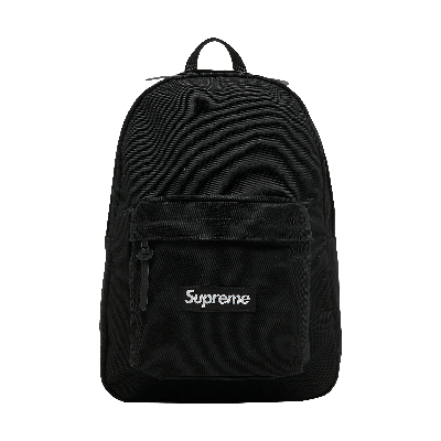 Pre-owned Supreme Canvas Backpack 'black'