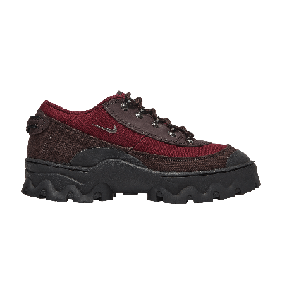Pre-owned Nike Wmns Lahar Low Canvas 'madeira Dark Beetroot' In Red