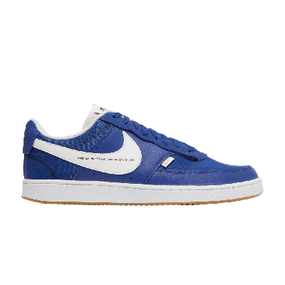 Pre-owned Nike Court Vision Low Premium 'first Use - Deep Royal Blue'