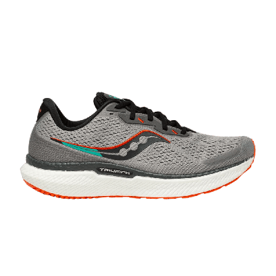 Pre-owned Saucony Triumph 19 'alloy Fire' In Grey