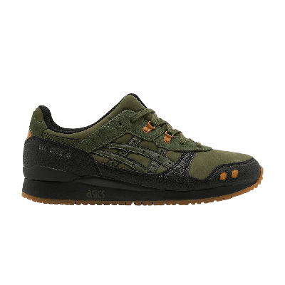 Pre-owned Asics Gel Lyte 3 'olive Black' In Green