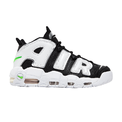 Pre-owned Nike Wmns Air More Uptempo 'black Metallic Silver'