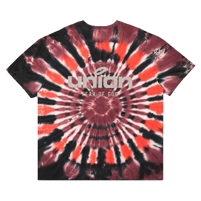 Pre-owned Essentials Fear Of God  X Union Vintage T-shirt 'multicolor Tie-dye' In Multi-color