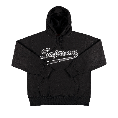 Pre-owned Supreme Tail Hooded Sweatshirt 'black'