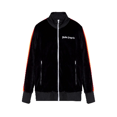 Palm Angels Pa Rainbow Chenille Track Jacket 'black'