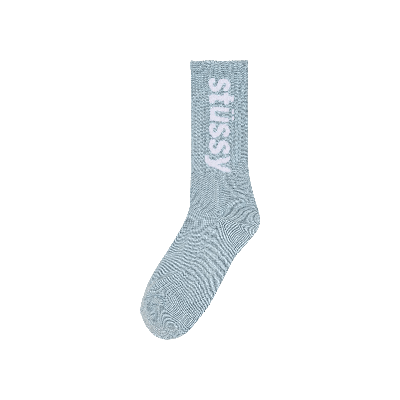 Pre-owned Stussy Helvetica Sock 'blue'