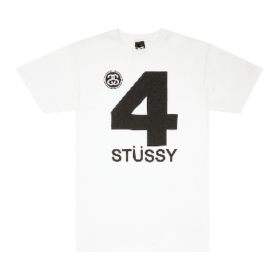 Pre-owned Stussy 4  Tee 'white'