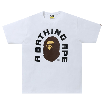 Pre-owned Bape College 2020 Tee 'white'