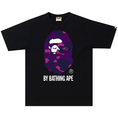 Pre-owned Bape Color Camo Tee 'black/purple'