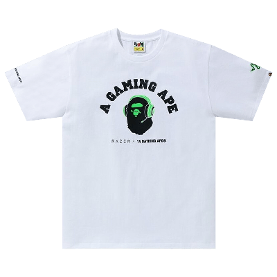 Pre-owned Bape X Razer Tee 'white'