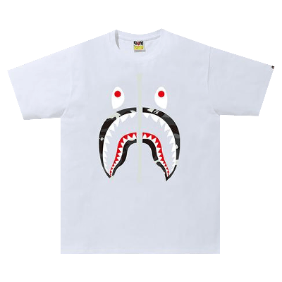 Pre-owned Bape City Camo Shark Tee 'white'