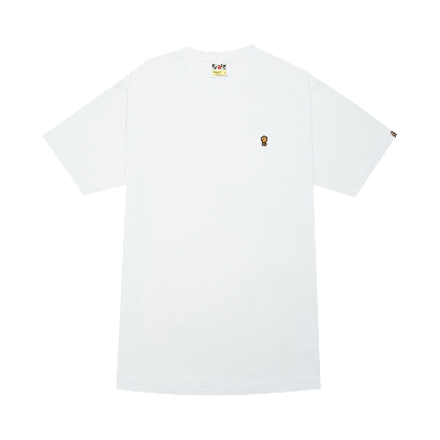 Pre-owned Bape Baby Milo One Point Tee 'white'