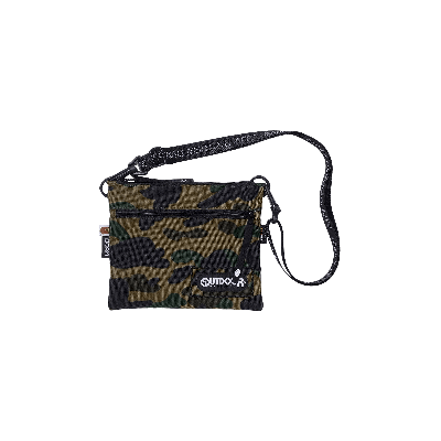 Pre-owned Bape X Outdoor Products 1st Camo Mini Shoulder Bag 'green'
