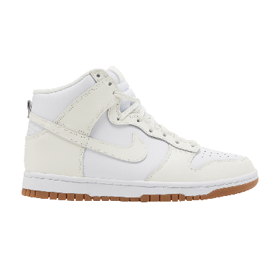 Pre-owned Nike Wmns Dunk High 'sail Gum' In White