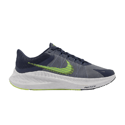 Pre-owned Nike Zoom Winflo 8 'midnight Navy Volt' In Blue