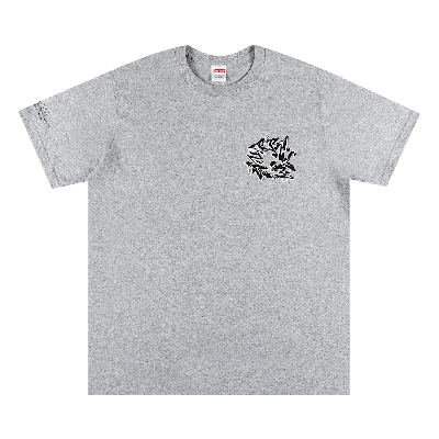 Pre-owned Supreme Support Unit Tee 'heather Grey'