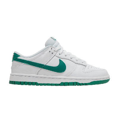 Pre-owned Nike Wmns Dunk Low 'green Noise' In White