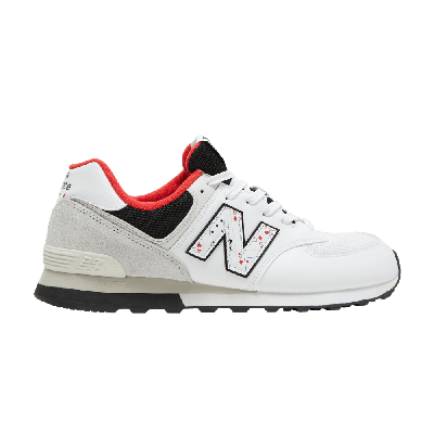 Pre-owned New Balance 574 'playing Card - White'