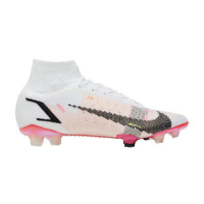 Pre-owned Nike Mercurial Superfly 8 Elite Fg 'rawdacious' In White