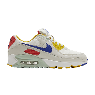 Pre-owned Nike Wmns Air Max 90 'summit White Multi' In Cream