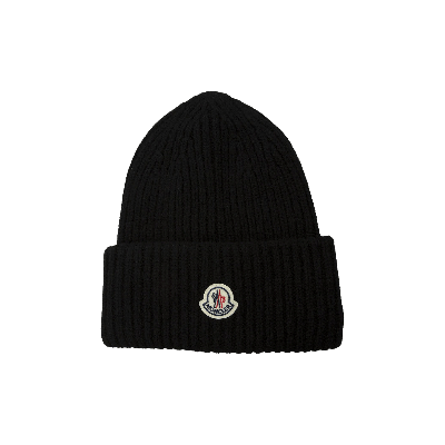Pre-owned Moncler Logo Hat 'black'