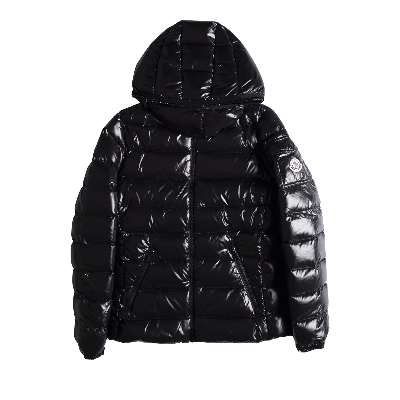Pre-owned Moncler Bady Hooded Shiny Full Zip Jacket 'black'
