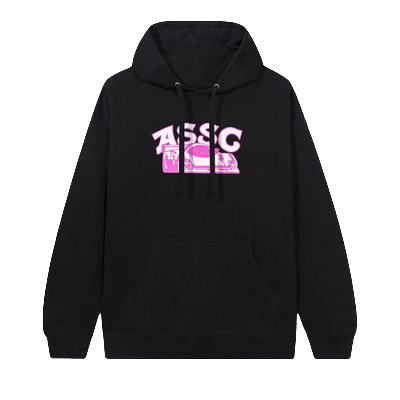 Pre-owned Anti Social Social Club Crush Hoodie 'black'