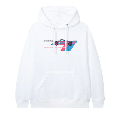 Pre-owned Anti Social Social Club Pinto Hoodie 'white'