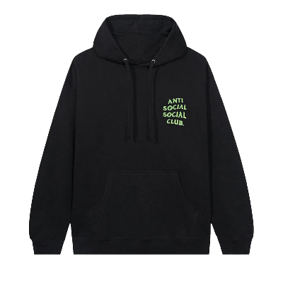 Pre-owned Anti Social Social Club The Hills Hoodie 'black'