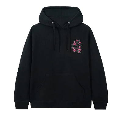 Pre-owned Anti Social Social Club Sugar High Hoodie 'black'