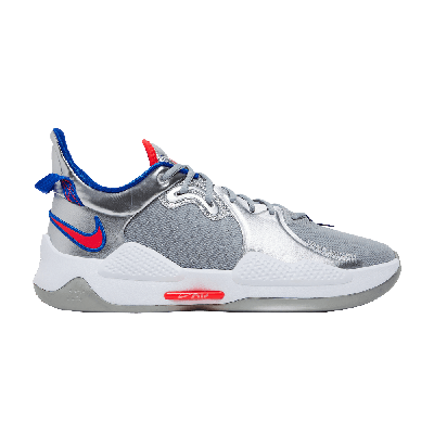 Pre-owned Nike Pg 5 'clippers' In Silver