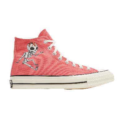 Pre-owned Converse Chuck 70 High 'dia De Los Muertos - Pink'