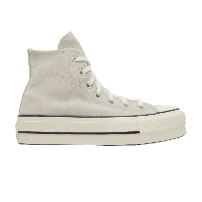 Pre-owned Converse Wmns Chuck Taylor All Star Platform High 'cold Fusion - Egret' In Cream