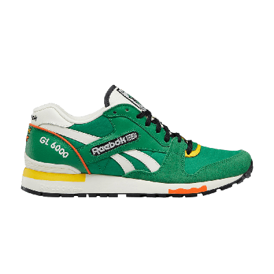 Pre-owned Reebok Keith Haring X Gl 6000 'dog And Human Heel Print' In Green