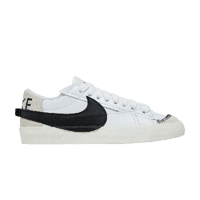 Pre-owned Nike Wmns Blazer Low Jumbo 'white Black'