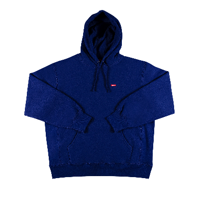 Pre-owned Supreme Small Box Hooded Sweatshirt 'dark Royal' In Blue