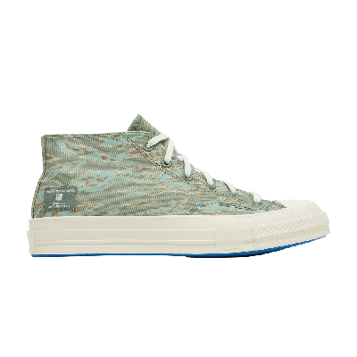 Pre-owned Converse Undefeated X Half Chuck 70 Mid 'tiger Camo Print' In Green