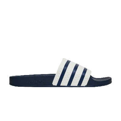 Pre-owned Adidas Originals Adilette Slide 'adi Blue White'